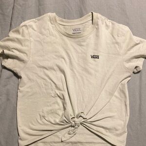 Vans mint green tie shirt